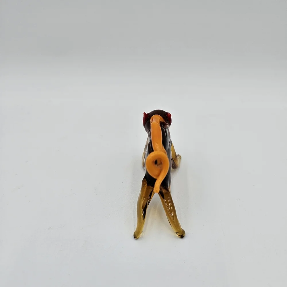 Handcrafted Glass Boar Figurine